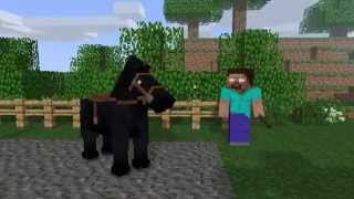 Riding Minecraft Animation [upl. by Rabka]