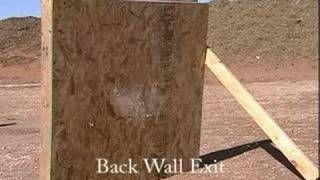 Ruger GP100 357 Magnum vs Back Indoor Wall [upl. by Enymsaj]