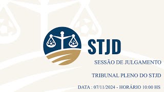 Sessão de Julgamento Tribunal Pleno do STJD [upl. by Ceporah619]