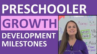 Preschooler Growth amp Developmental Milestones Pediatric Nursing NCLEX Review [upl. by Kurtz]