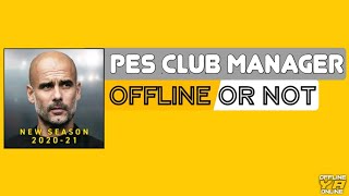 PES CLUB MANAGER game offline ya online [upl. by Arob]