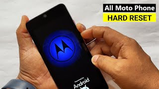 Hard Reset or Screen Unlock  All Motorola Phone  with Easy Trick [upl. by Prebo719]