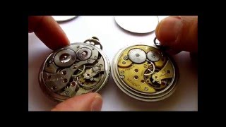 Longines Vs Omega Pocket Watch [upl. by Eldnek682]