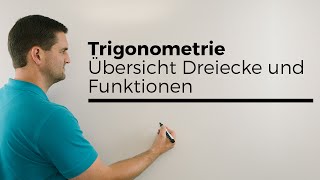 Trigonometrie Übersicht Dreiecke und Funktionen  Mathe by Daniel Jung [upl. by Dnilasor]