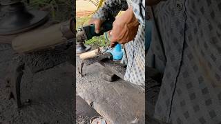 Processed wood knife handle shorts youtubeshorts [upl. by Ardni262]