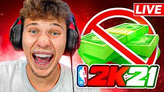 NO MONEY SPENT LIVE NBA 2K21 [upl. by Treblig]