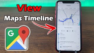 How to See Google Maps Timeline on iPhone  Full Guide [upl. by Irrabaj]