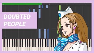 Miles Edgeworth  Ace Attorney  Doubted People Piano [upl. by Niatirb]