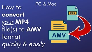 How to convert your MP4 files to AMV format for free PC amp Mac users [upl. by Inaniel]