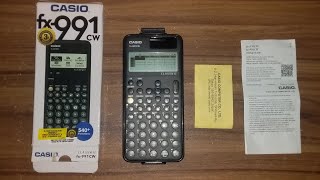 Casio Calculator fx991 CW Review  Scientific Calculator Unboxing [upl. by Kelsey]