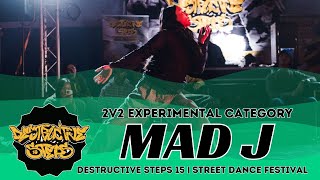 Mad J KOR  JUDGE SHOWCASE  2V2 EXPERIMENTAL  DESTRUCTIVE STEPS 15 [upl. by Collar]