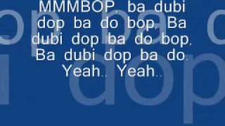 Hanson  Mmmbop Lyrics [upl. by Lubeck]