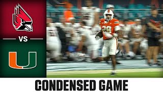 Ball State vs Miami Condensed Game  2024 ACC Football [upl. by Akcirre]