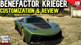 Benefactor Krieger Customization amp Review  GTA Online [upl. by Nhtanhoj]