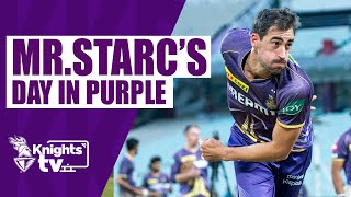 Mitchell Starc turns Vlogger for Kolkata Knight Riders 🤔🎥  KnightsTV  TATA IPL 2024 [upl. by Gavan993]