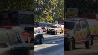 Specialist NSWAmbulance units cross the median strip while responding to an urgent call  shorts [upl. by Larianna]