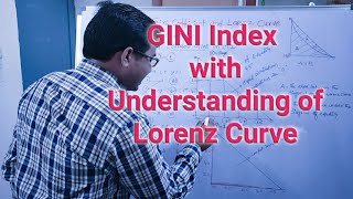 Corrado GINI Index or GINI Coefficient with Understanding of Lorenz CurveTelugu Video [upl. by Hamrah]