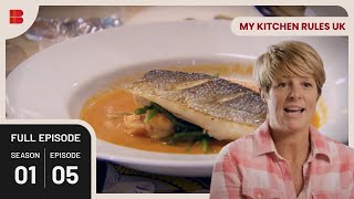 Ambitious Menu Surprising Results  My Kitchen Rules UK [upl. by Yniattirb]