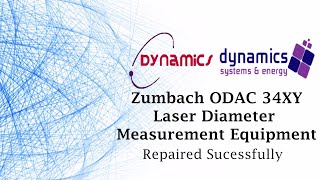 Zumbach ODAC 34XY Laser Diameter Measurement Equipment  Repaired Successfully [upl. by Elok747]