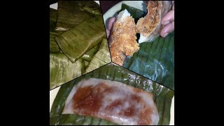 Ela Ada Recipe  Ila Ada Recipe  Vazhayila Ada Recipe  Steamed Rice Parcel in Banana Leaf [upl. by Eleets]