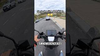 Geri vitesli motosiklet çaldım 😂😂 shorts keşfet motovlog kurye trendyolgo viral fyp tiktok [upl. by Anirroc]