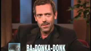 Hugh Laurie vs Ellen DeGeneres  English vs American slang [upl. by Leonidas]