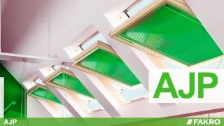 FAKRO roof windows  AJP venetian blind [upl. by Enaid]