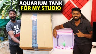 UNBOXING My New Aquarium Setup  DAN JR VLOGS Studio  புதிய மீன் தொட்டி [upl. by Xonnel252]