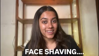 FACE SHAVING TUTORIAL  Prep and After Care✨✨ [upl. by Dihahs]