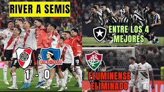 RIVER A LA SEMIFINAL FLUMINENSE ELIMINADO Y BOTAFOGO CLASIFICA Opinión de los clasificados [upl. by Elaine]