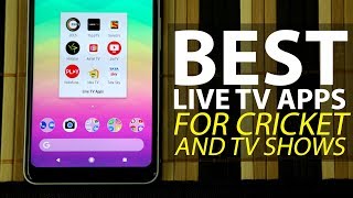 Best Live TV Apps to Watch Cricket and TV Shows on the Go [upl. by Osmo]