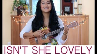 Isnt She Lovely by Shane Ericks Uke Cover [upl. by Derfliw]