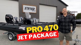 JET PACKAGE  Stryker PRO 470 with Mercury 40HP JET OUTBOARD [upl. by Odama]