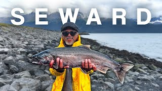 Silver Salmon Fishing in Seward Alaska  Stocking the Freezer S1E23 [upl. by Sonny]