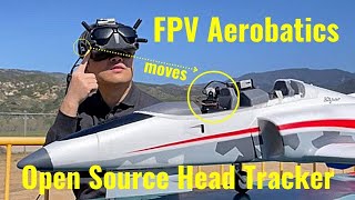 FPV Precision Aerobatics Demo using Open Source Head Tracker in Eflite Viper 90mm [upl. by Broeder533]