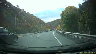 Car Dash Cam 201  ShavertownPA to WilkesBarrePA Fall Drive [upl. by Amada146]