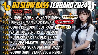 DJ SLOW BASS TERBARU 2024🎵DJ CIINAN BANA FAUZAN MINANG 🎵 DJ TUNGKEK MAMBAOK RABAH 🎵 FULL ALBUM [upl. by Neel]