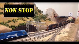 NON STOP HO Scale Model Trains [upl. by Genesa]