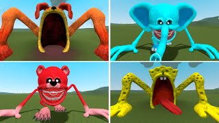 New Sea Eaters Family Vs New Smiling Critters Tapes Family In Garrys Mod [upl. by Michigan]