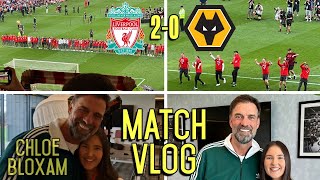 JURGEN KLOPP SAYS AN EMOTIONAL GOODBYE TO ANFIELD IN UNREAL ATMOSPHERE  Liverpool 20 Wolves Vlog [upl. by Orelle]