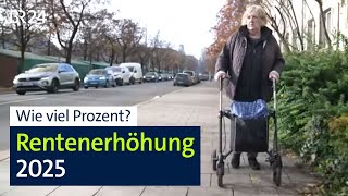 Rentenerhöhung Kommt sie wie geplant I Abendschau I BR24 [upl. by Lasonde732]