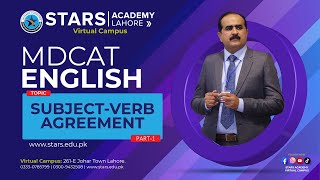 MDCAT English Subject Verb Agreement Part 1 [upl. by Giess701]