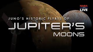 NASA Science Live Juno Spacecraft Makes Historic Flybys of Jupiter’s Moons [upl. by Thatch]