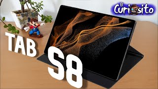 Galaxy Tab S8 Unboxing y Review 2023 samsung [upl. by Ardnasirhc]