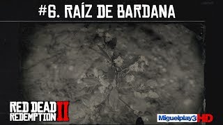 Localización Raiz de Bardana  6Compendio Plantas  Red dead redemption 2 [upl. by Oniotna]