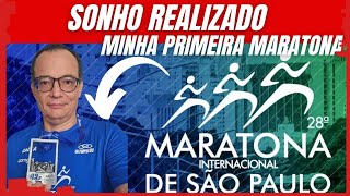 MINHA PRIMEIRA MARATONA 42 KM  MARATONA INTERNACIONAL DE SÃO PAULO  7 DE ABRIL DE 2024 [upl. by Llechtim377]