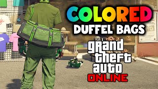 MODDED DUFFEL BAGS  HUSKY70 JOBS  GTA ONLINE 163 SAVE METHOD [upl. by Aicad]