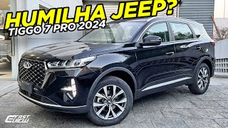 NOVO CAOA CHERY TIGGO 7 PRO MAX DRIVE 2024 FICOU MAIS BARATO TORNANDO OS CHINESES AINDA MELHORES [upl. by Fawne]