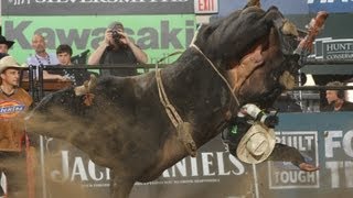 WRECK JB Mauney takes a hit from Shepherd Hills Tested PBR [upl. by Kcirej]