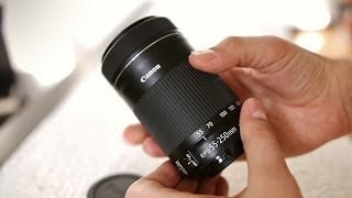 Canon EFS 55250mm f456 IS STM lens review with samples [upl. by Enyr]